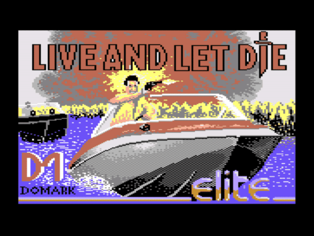 007 James Bond title screen for Commodore 64